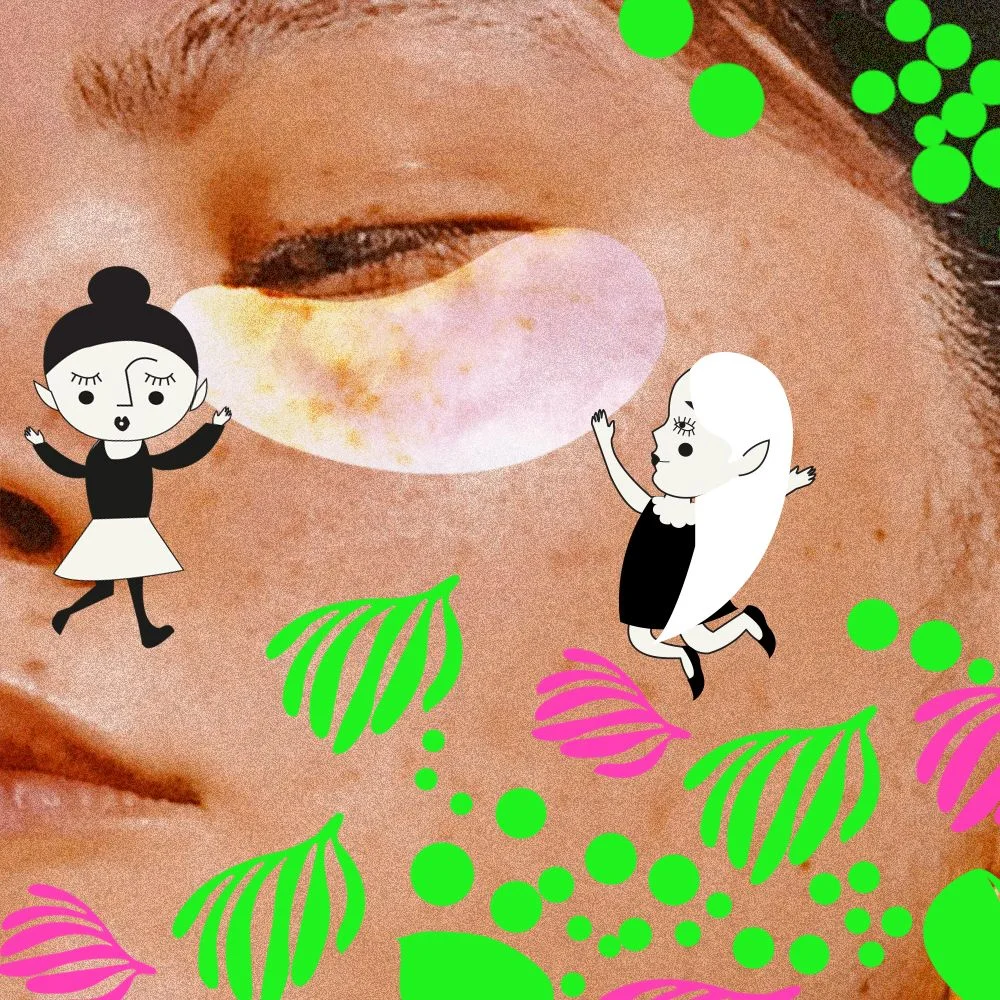 Epic Elves eye-patch collage