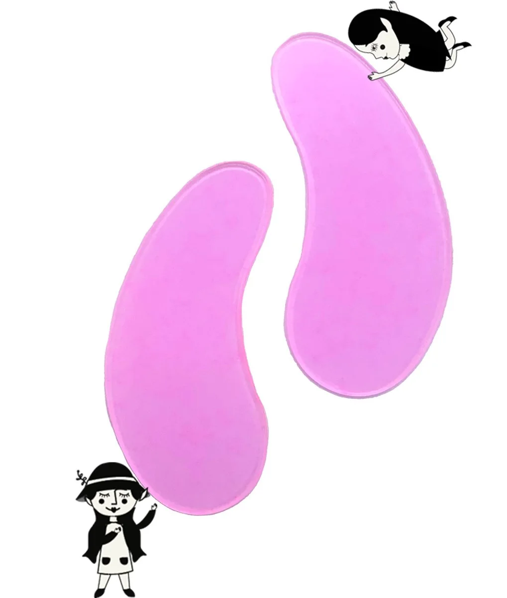 Two pink Epic Elves silicone eye patches